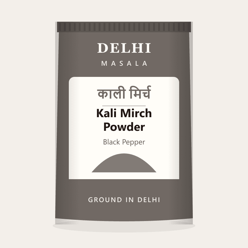 Kali Mirch (Black Pepper) Powder pack